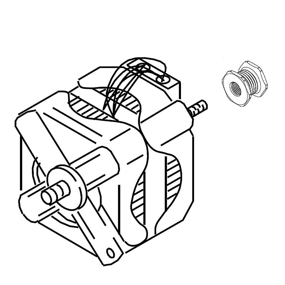 Part #w11364931, Whirlpool Dryer Drive Motor Assembly (Replaces W11086656, W11322192) / 11.00 x 8.50 x 3.00