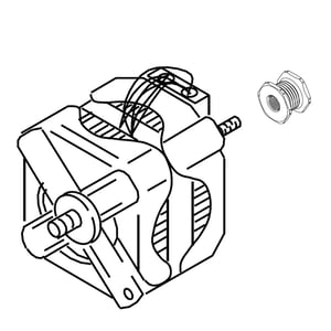 Dryer Drive Motor And Pulley W11086656