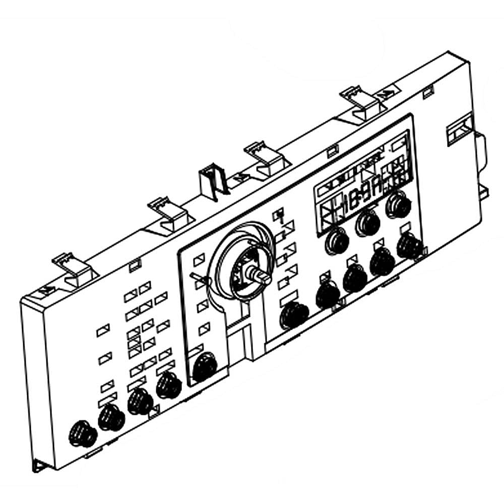 Part #w11367297, Whirlpool Washer User Interface (Replaces W11046208, W11337199) / 15.25 x 6.62 x 2.50