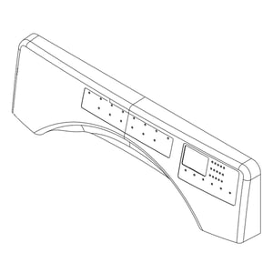 Dryer Control Panel (white) W11367339