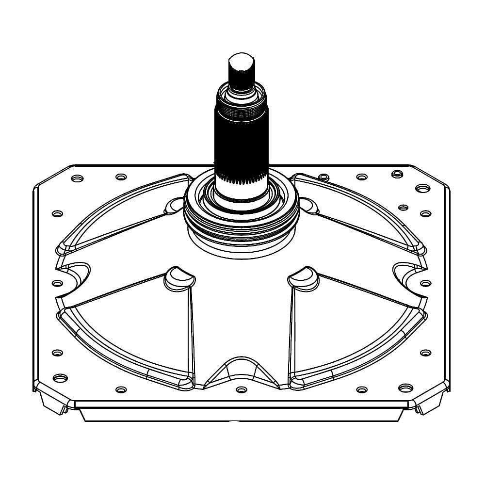 Part #w11393685, Whirlpool Washer Gear Case (Replaces W11134159, W11455453) / 13.50 x 13.00 x 13.00