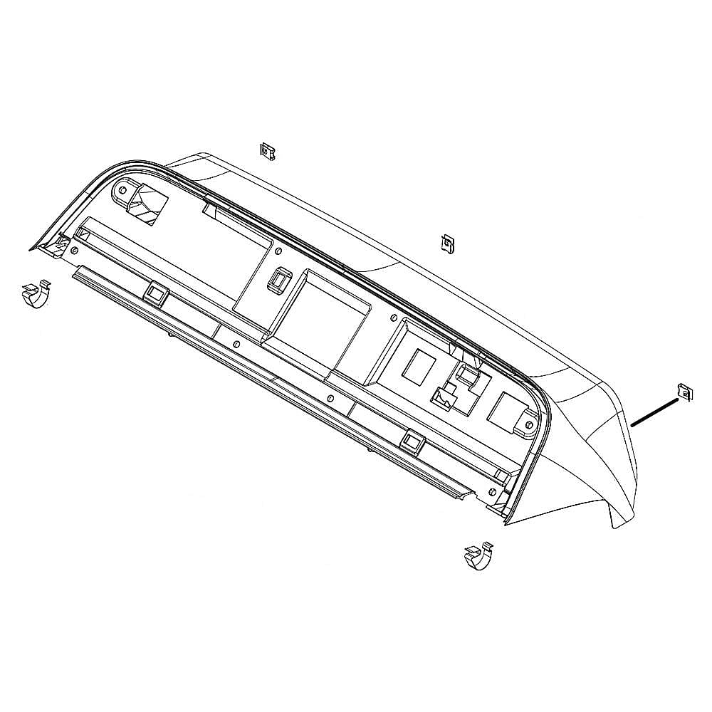 Part #w11401366, Console Shel | 31.50 x 8.50 x 7.25