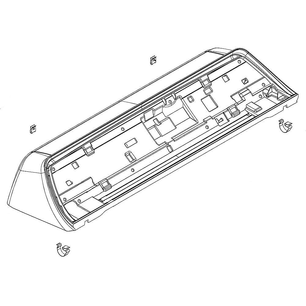 Part #w11413339, Washer Control Panel (Replaces W11093764) / 31.50 x 8.50 x 7.25