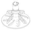Whirlpool Washer Agitator Base for Maytag MVWP576KW1 - Part W11418231