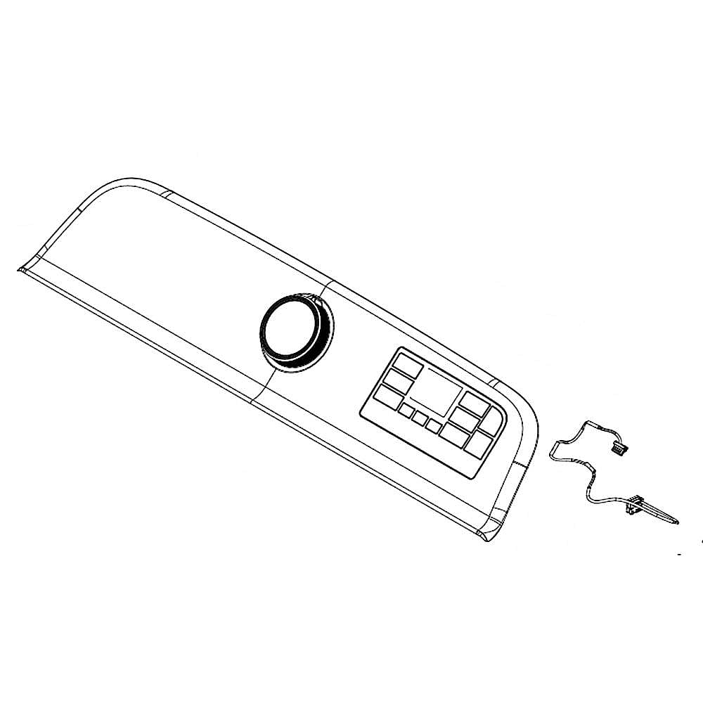 Part #w11419058, Dryer User Interface / 28.00 x 6.00 x 2.75
