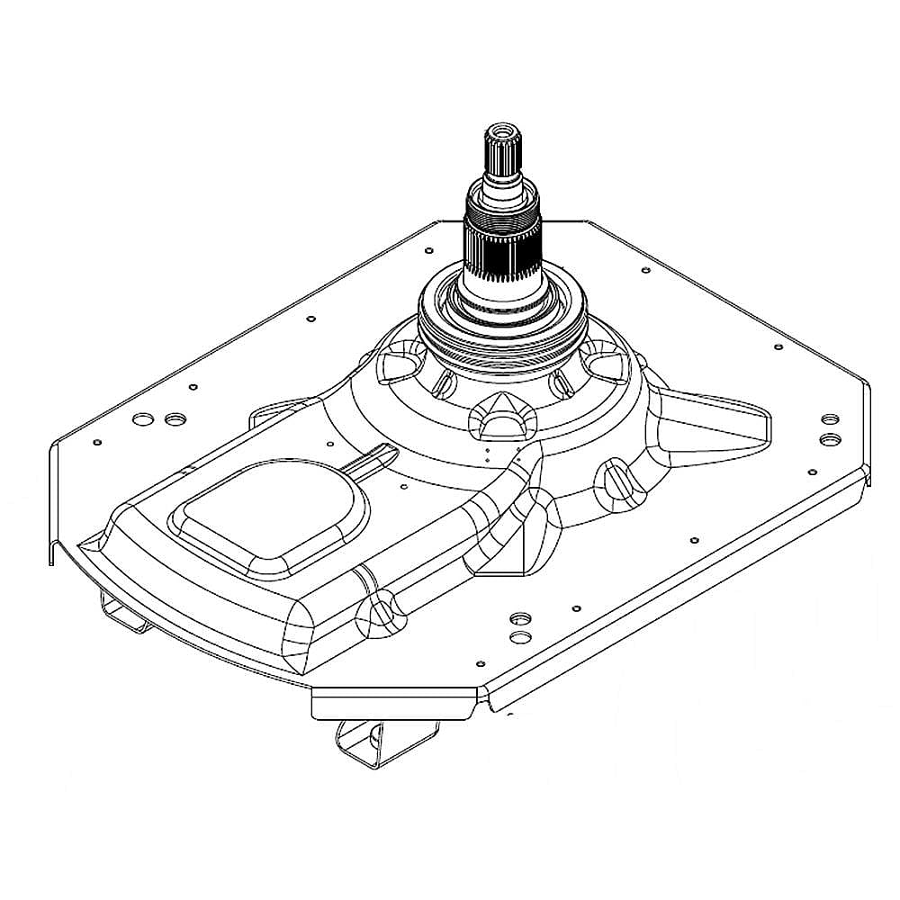 Part #w11449840, Whirlpool Washer Gear Case (Replaces W11423758)