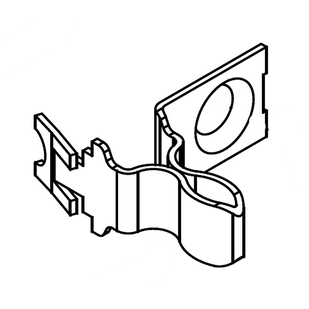 Part #w11429589, Dryer Door Strike (Replaces W11224633) / 1.00 x 1.00 x 0.25