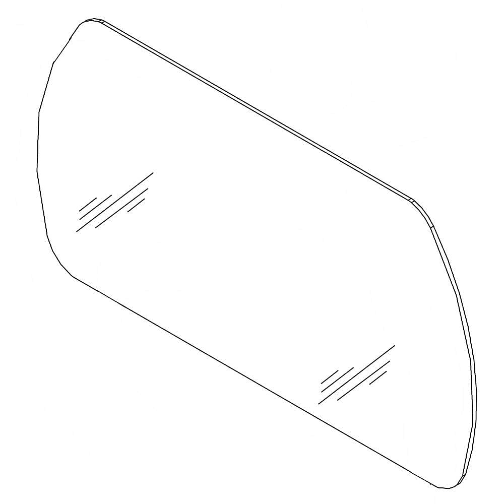 Part #w11434304, Door - Glass | 27.25 x 21.50 x 1.00