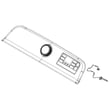 Dryer User Interface Assembly for Kenmore 11071112020 - Part W11442827