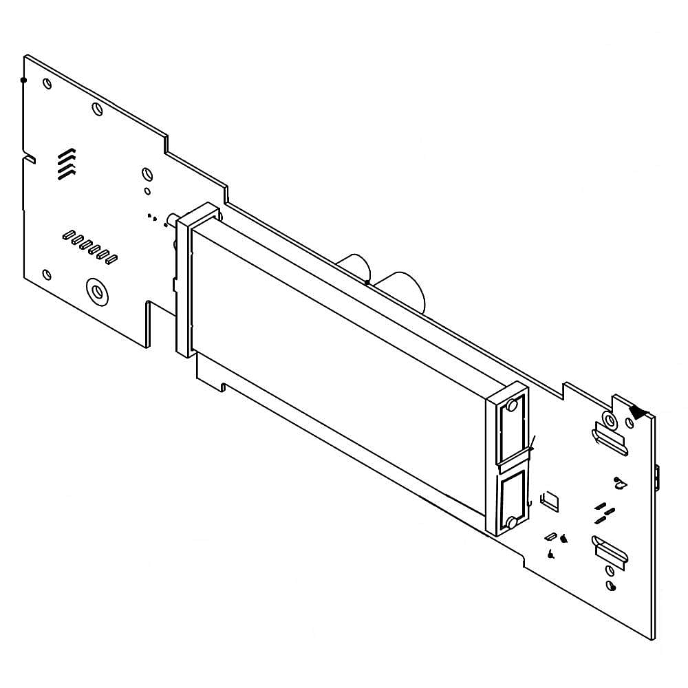 Part #w11446262, Commercial Dryer User Interface / 15.50 x 6.75 x 2.50