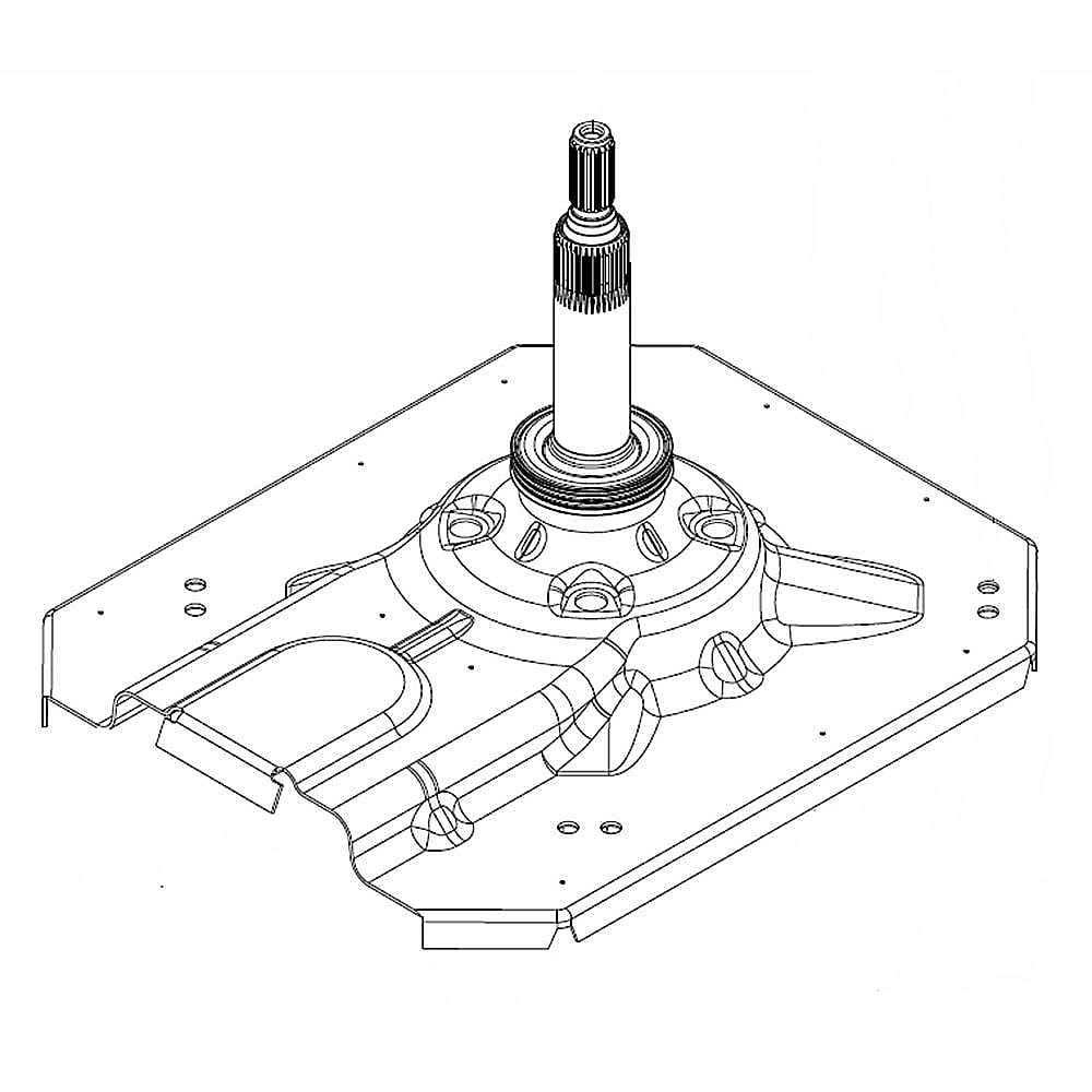 Part #w11454741, Whirlpool Washer Gear Case (Replaces W11255272) / 17.25 x 13.50 x 23.00