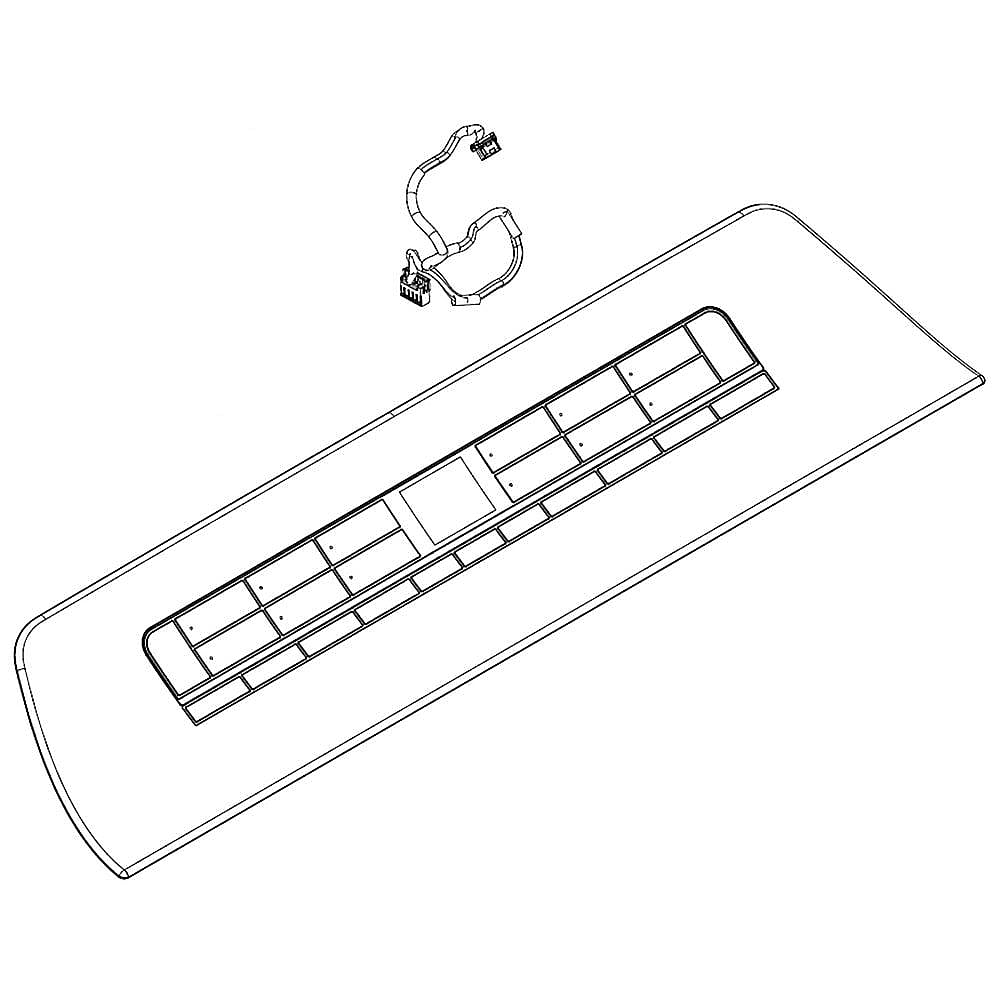 Part #w11478519, Whirlpool Washer User Interface Assembly / 31.00 x 7.00 x 4.25
