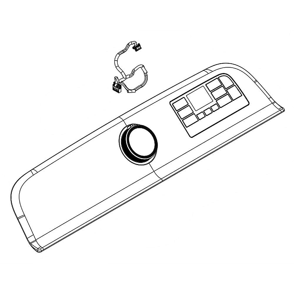 Part #w11478524, Washer Control Panel Assembly (Replaces W11413404) / 31.00 x 6.75 x 4.25