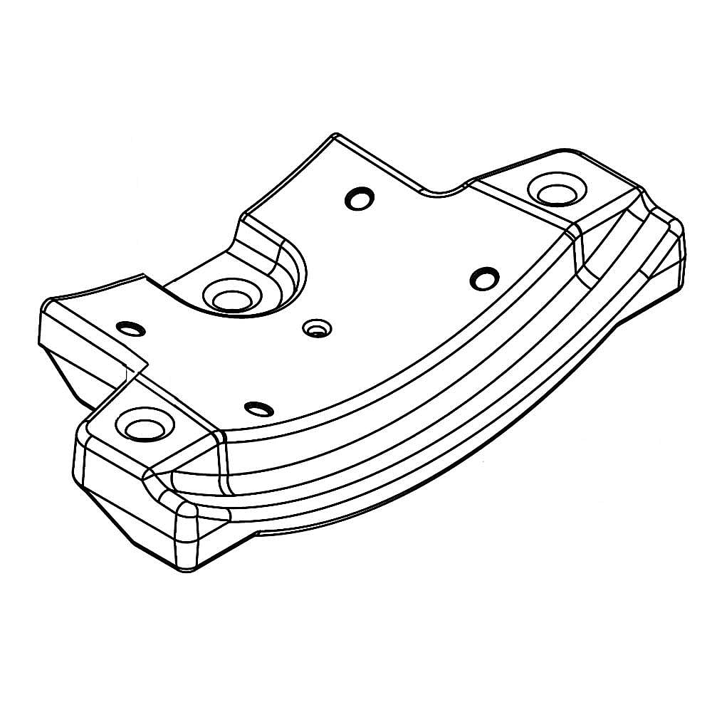 Photo of Part #w11481720, Counterweigh | 21.00 x 12.00 x 6.00 from Repair Parts Direct