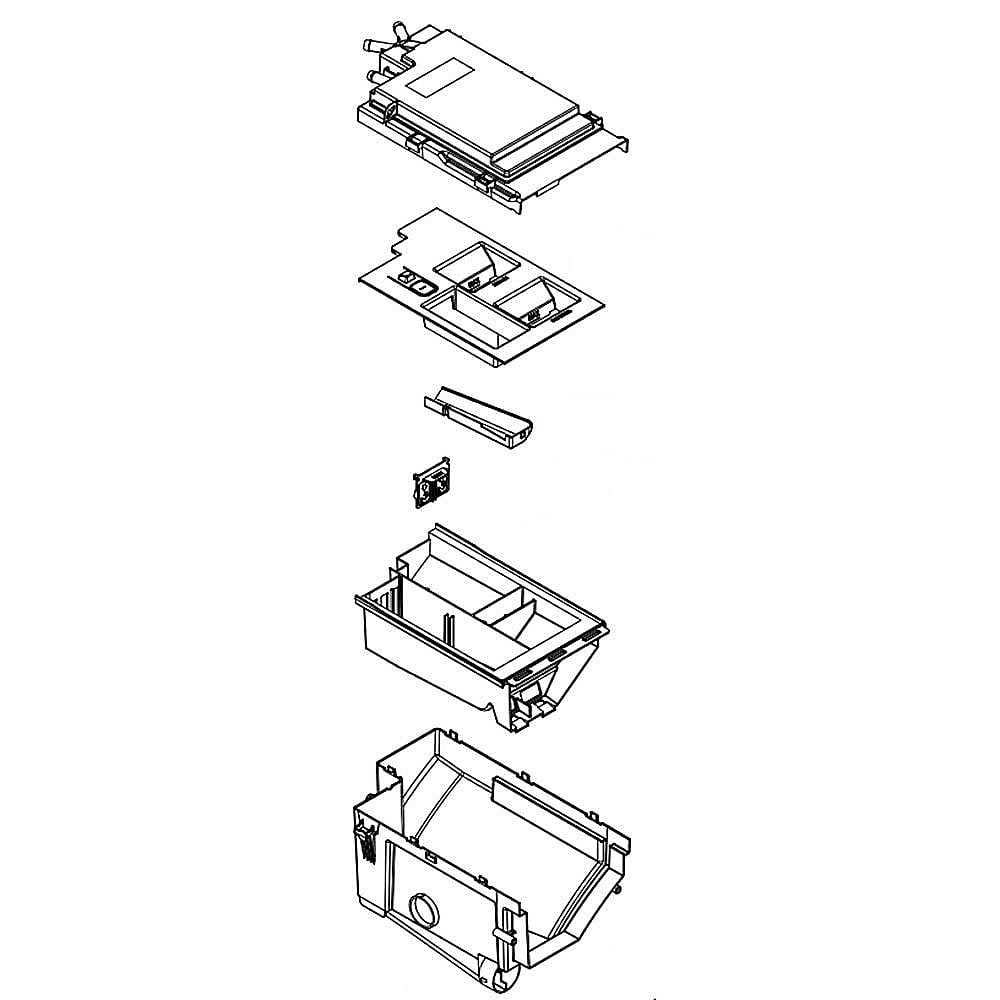 Washer Dispenser Drawer Assembly