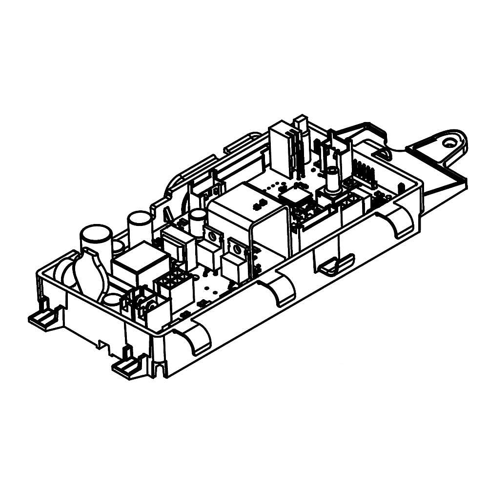 Part #w11543996, Whirlpool Washer Electronic Control Board | 10.50 x 7.50 x 3.25