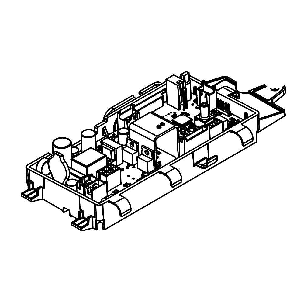 Part #w11543997, Whirlpool Washer Electronic Control Board (Replaces W11498808) / 11.00 x 7.50 x 3.25
