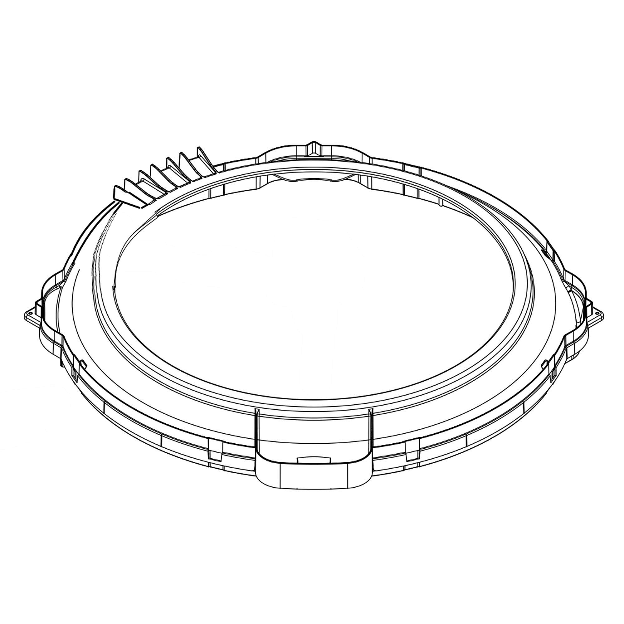 Part #w11550886, Washer Tub Ring / 28.25 x 26.50 x 6.00