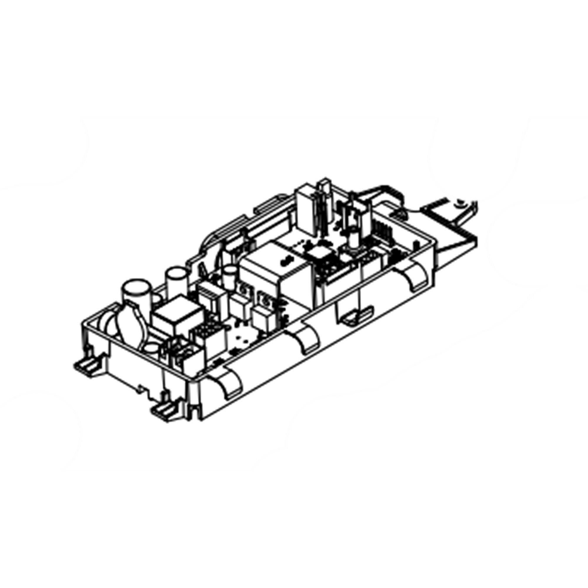 Photo of Part #w11556728, Washer Electronic Control Board | 10.50 x 7.50 x 3.50 from Repair Parts Direct