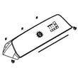 Console Shel for Whirlpool WGD500RLW1 - Part W11561663