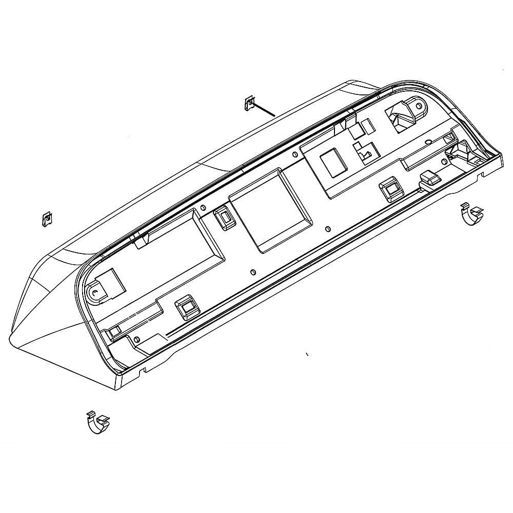 Part #w11569437, Washer Control Panel (Replaces W11447379) / 31.50 x 8.50 x 7.00