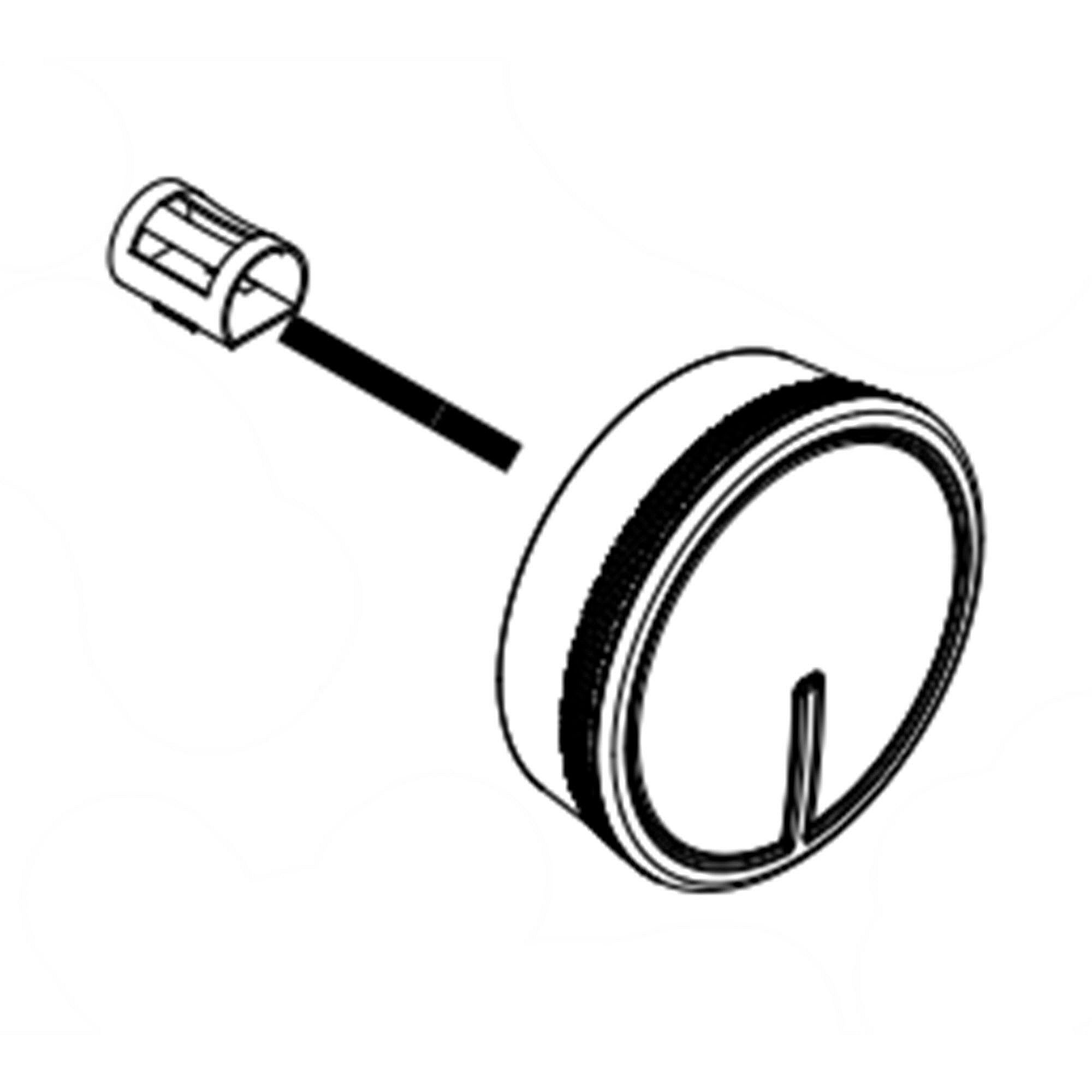 Part #w11628800, Laundry Appliance Timer Knob (Silver) (Replaces W10667861)