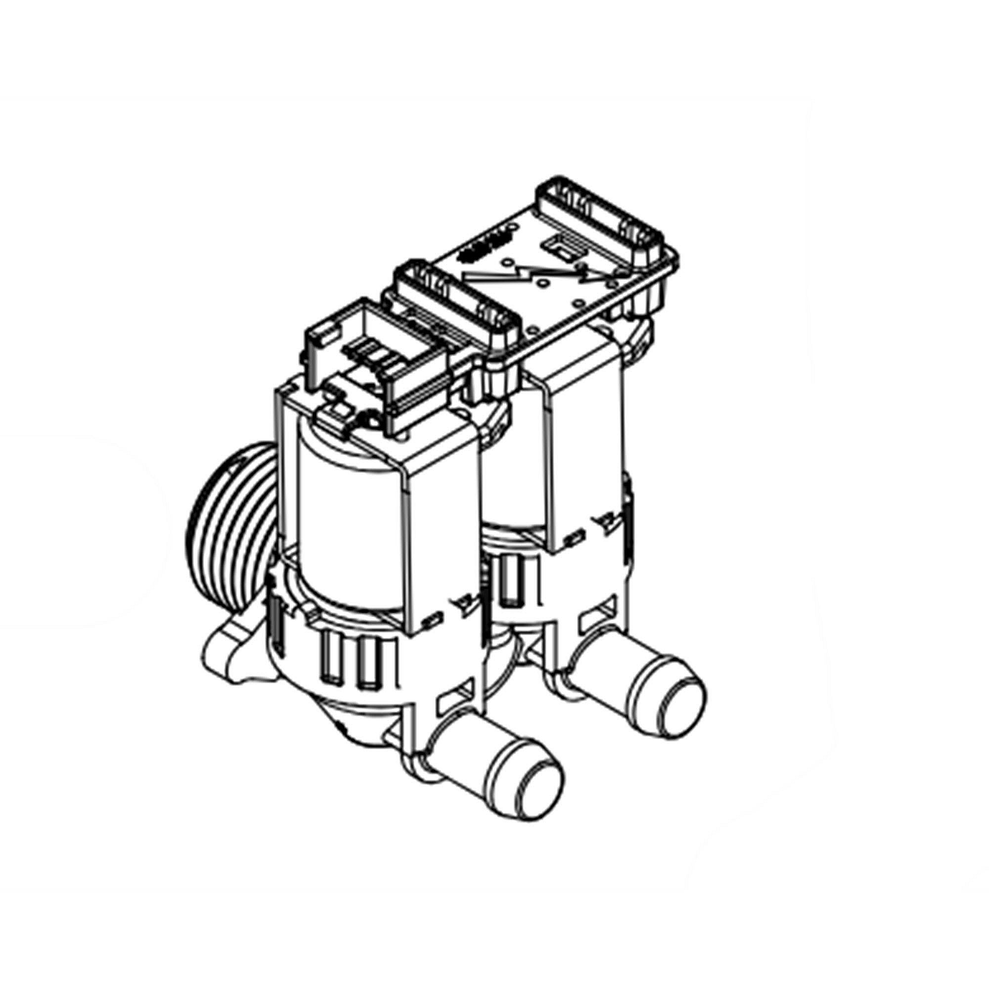 Part #w11688995, Whirlpool Washer Water Inlet Valve, Double