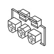 Washer Wire Connector for KitchenAid KAWS800GQ1 - Part WP2172937