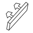 Washer Wire Harness Retainer for Maytag MAT14CSBGW0 - Part WP389379