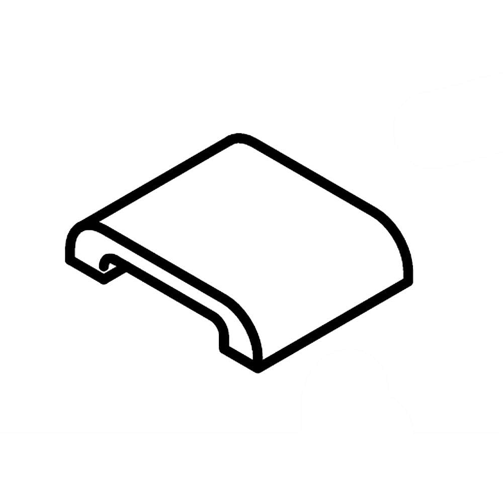 Photo of Part #wp8283273, Pad | 3.25 x 1.88 x 0.38 from Repair Parts Direct