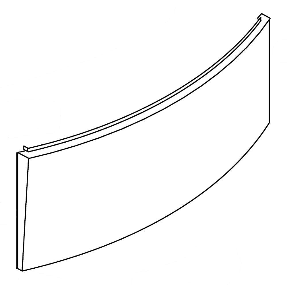 Part #wp8540664, Laundry Center Toe Panel / 10.19 x 5.57 x 36.63