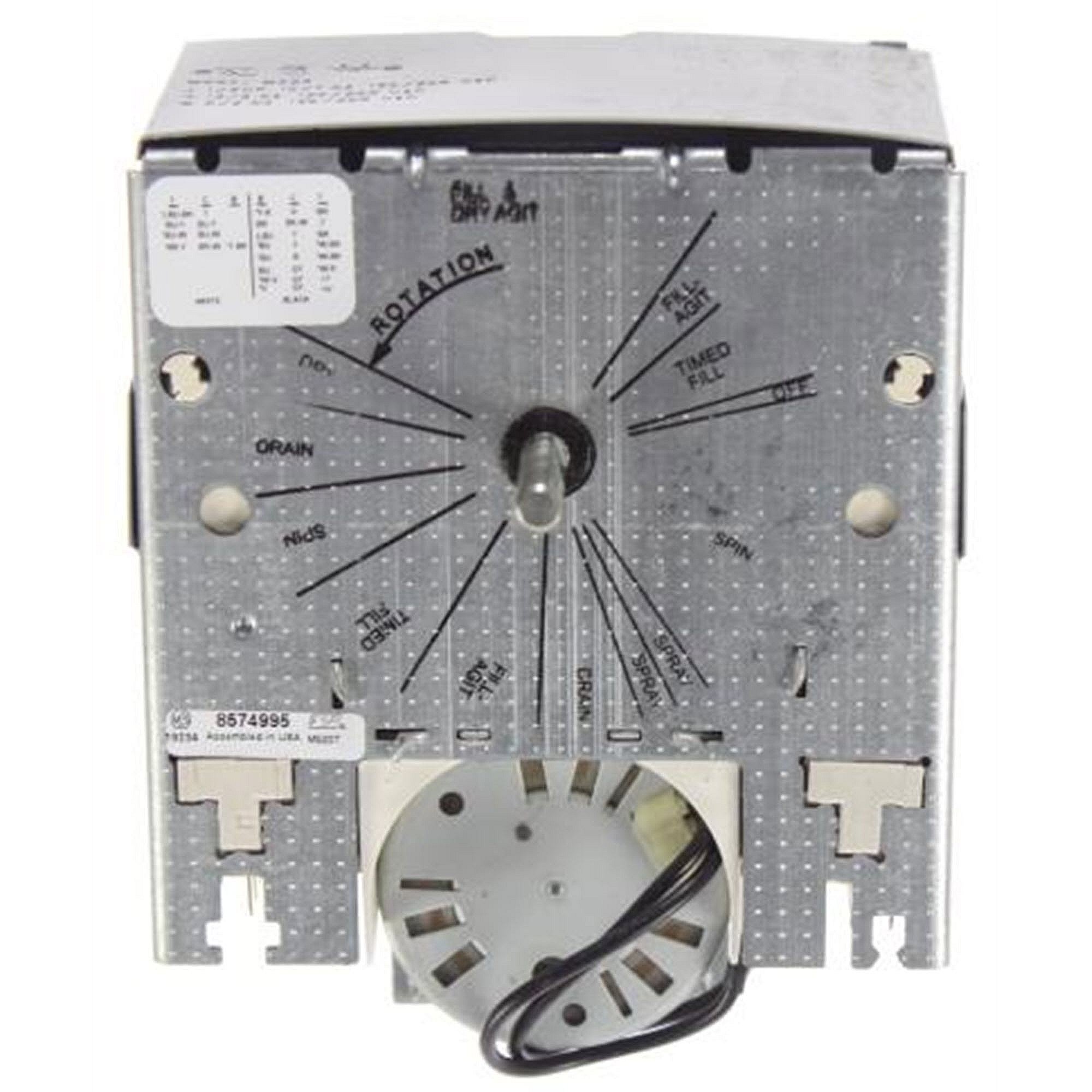 Photo of Part #wp8574995, Washer Timer | 4.57 x 4.50 x 6.88 from Repair Parts Direct
