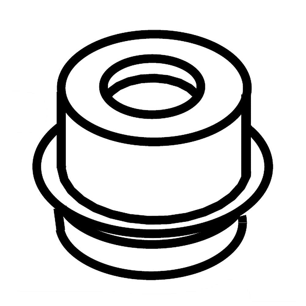 Part #wp8580006, Washer Fabric Softener Dispenser Cup / 4.25 x 3.37 x 3.37