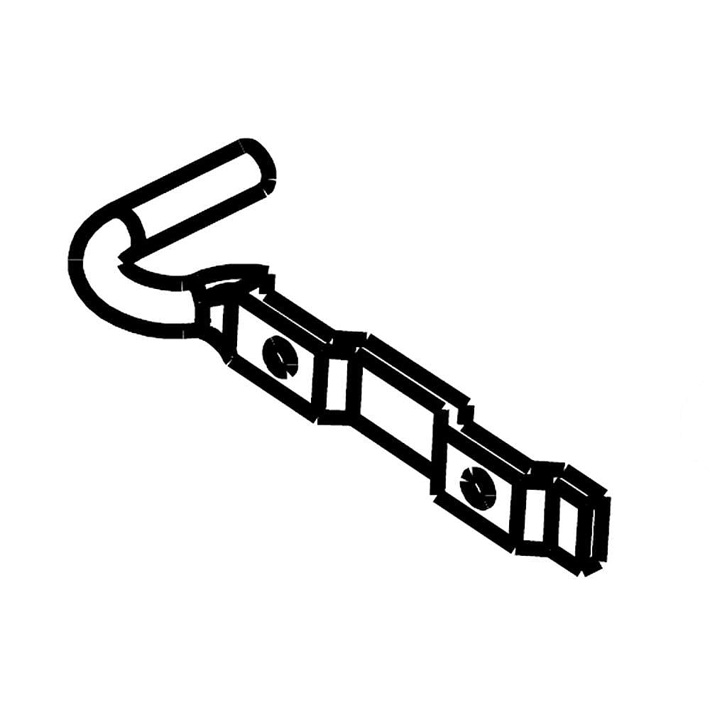 Photo of GE Part #wp91770, Washer Lid Hin | 2.75 x 1.00 x 0.25 from Repair Parts Direct