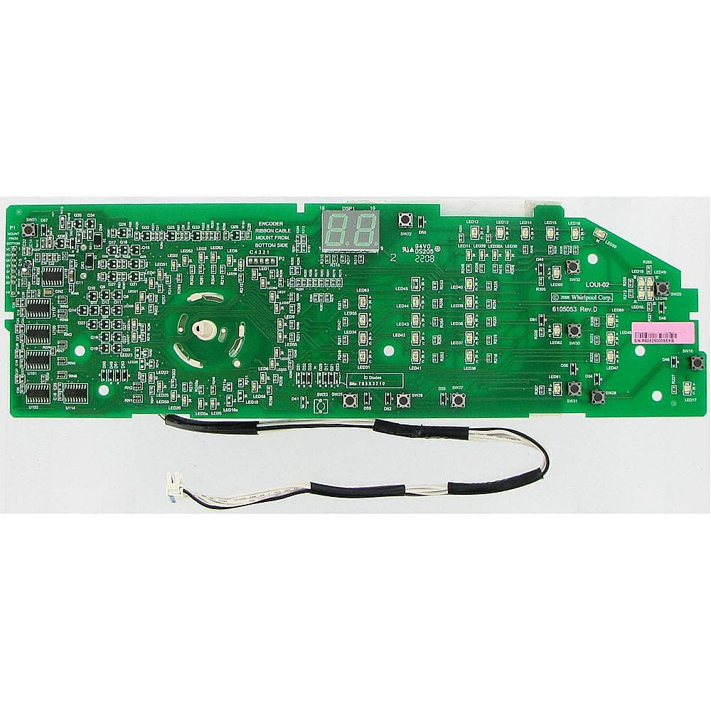 Photo of Ace Part #wpw10051173, Washer User Interf | 18.60 x 4.30 x 4.30 from Repair Parts Direct