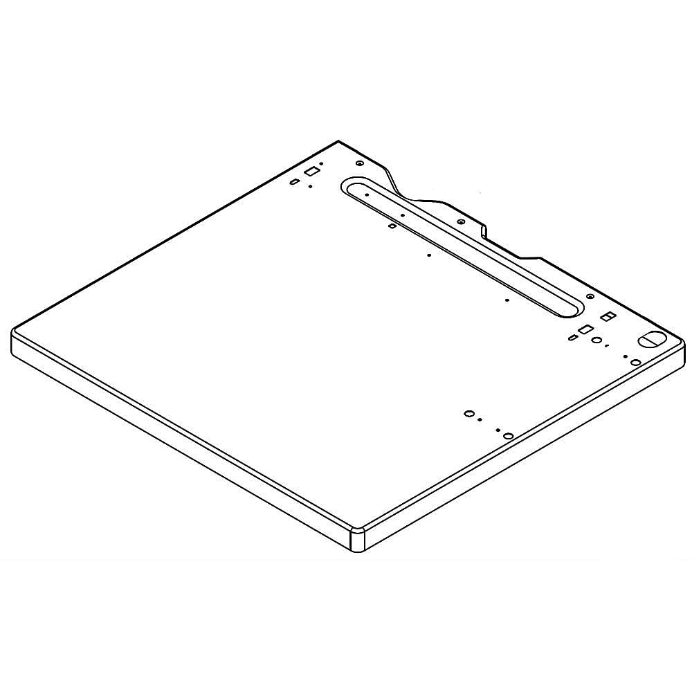 Photo of Part #wpw10136707, Top | 31.44 x 5.82 x 28.69 from Repair Parts Direct