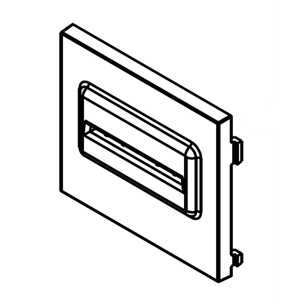Part #wpw10198367, Bezel / 4.00 x 3.50 x 50.00