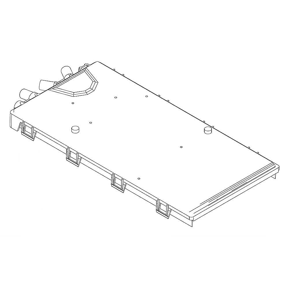 Part #wpw10212604, Plate / 8.32 x 3.82 x 18.63