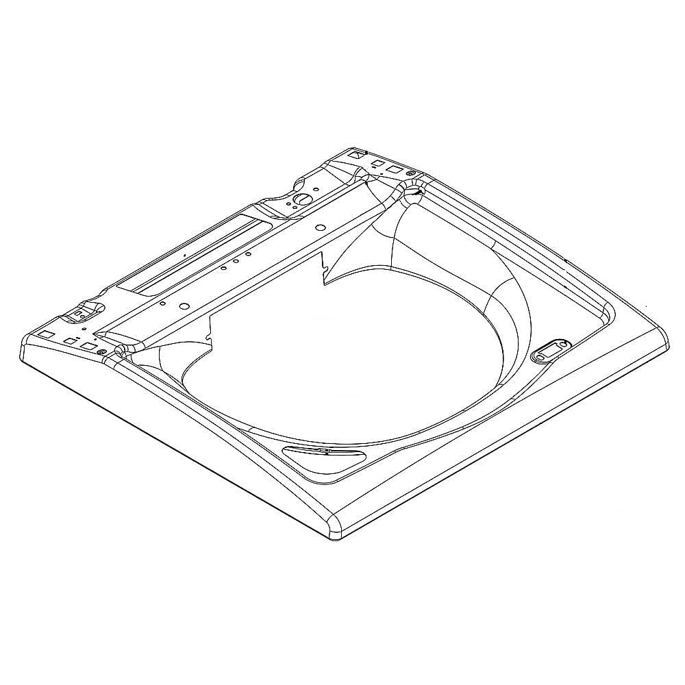 Part #wpw10246376, Washer Top Panel / 26.44 x 5.82 x 28.69