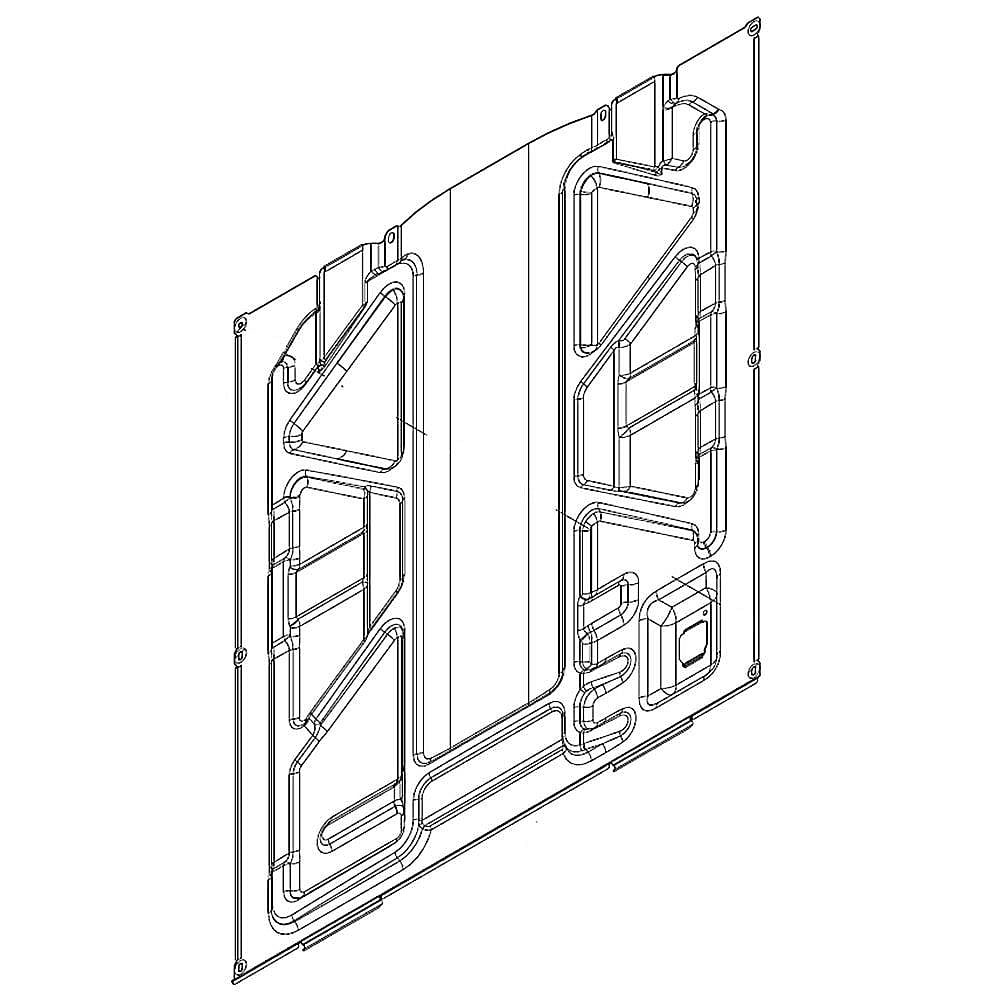 Part #w11486091, Rear Panel-V / 36.00 x 30.00 x 3.50
