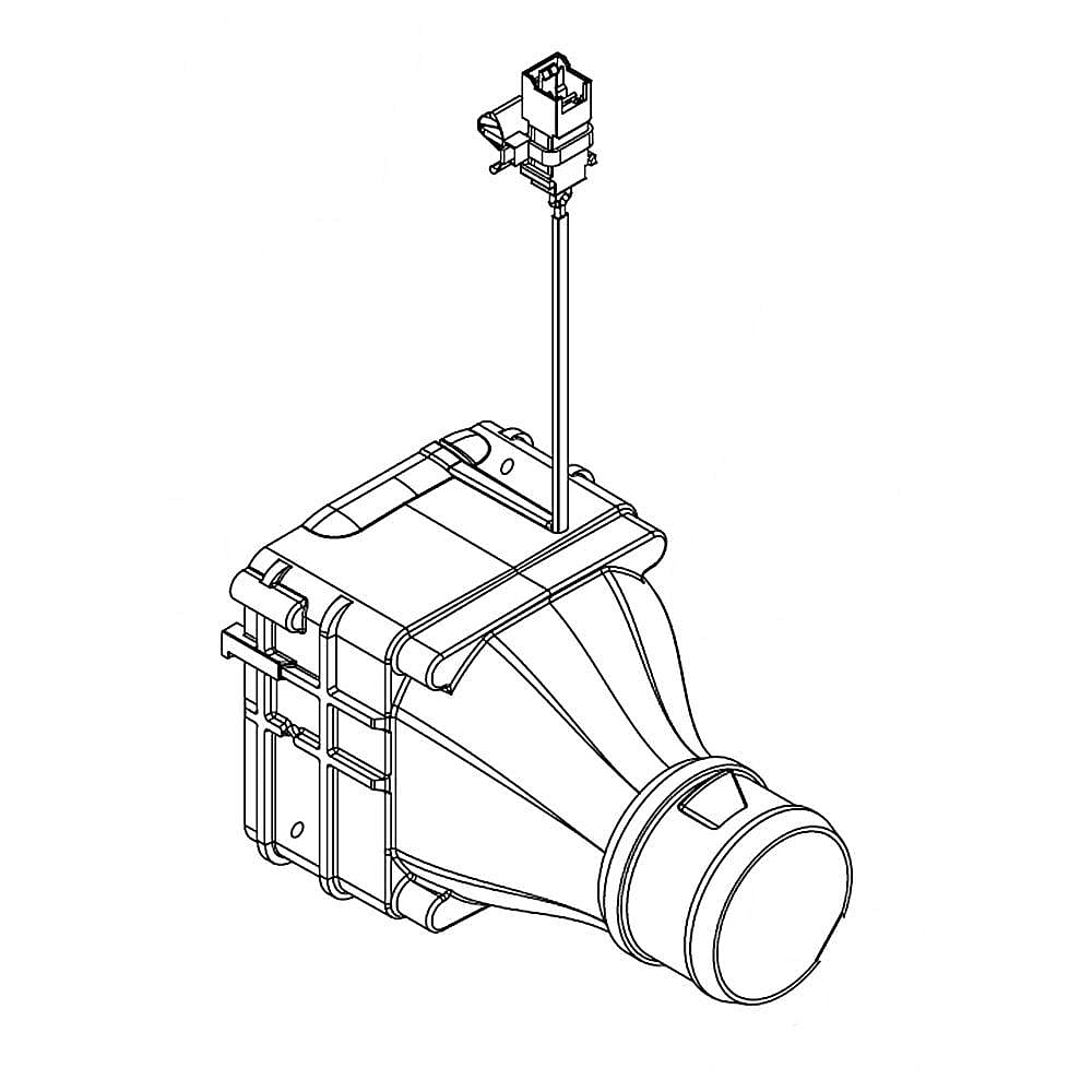 Photo of Part #wpw10261587, Fan | 5.50 x 5.25 x 8.50 from Repair Parts Direct
