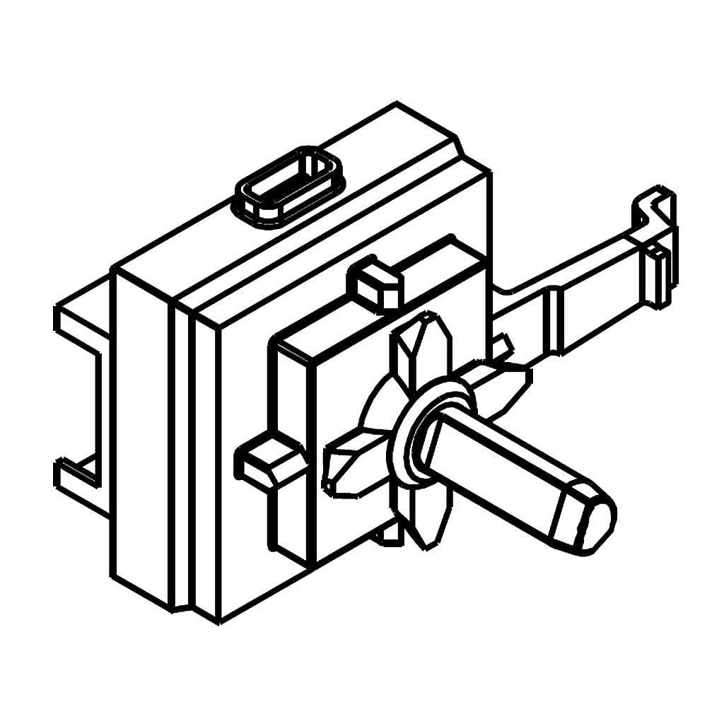 Part #wpw10285512, Washer Water Temperature Switch (Replaces W10285512) / 2.25 x 1.45 x 2.00