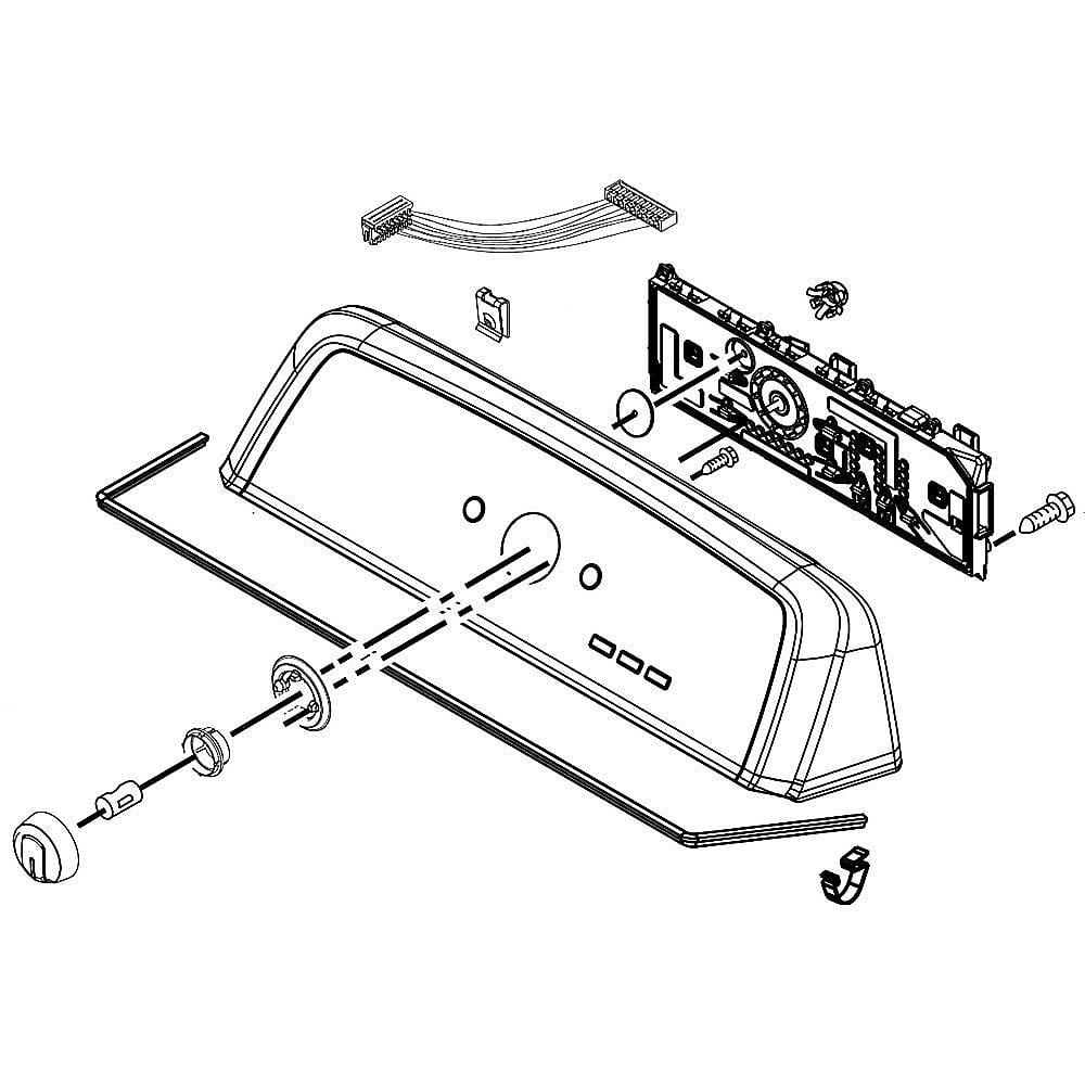 Part #wpw10293249, Console | 8.63 x 7.25 x 31.75