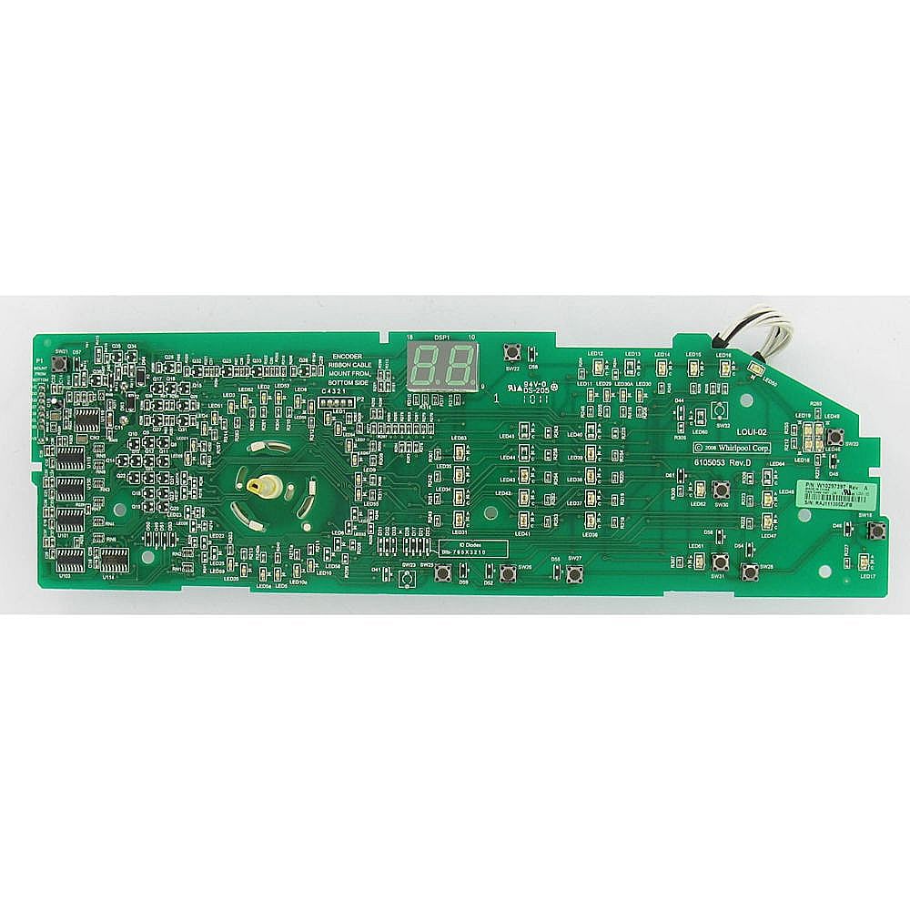 Part #wpw10297397R, Refurbished Washer User Interface