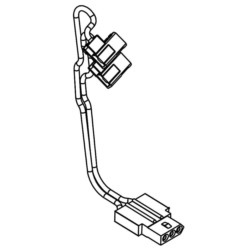 Part #wpw10298258, Dryer Wire Harness (Replaces W10298258) / 3.00 x 1.25 x 1.25