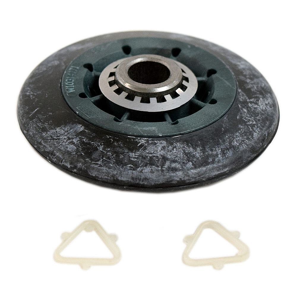 Part #wpw10314173, Whirlpool Dryer Drum Support Roller (Replaces W10314173) / 3.12 x 3.12 x 1.00