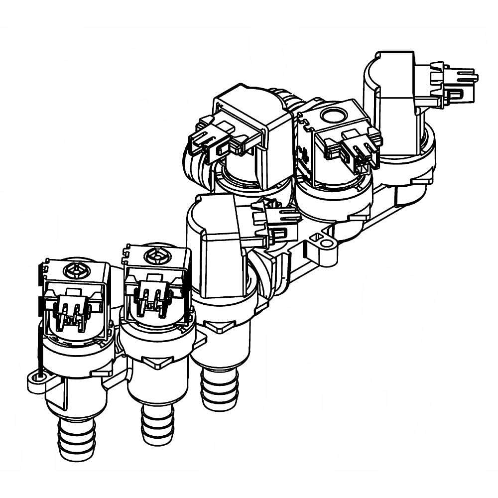 Part #wpw10326918, Washer Water Inlet Valve / 11.75 x 5.25 x 5.75