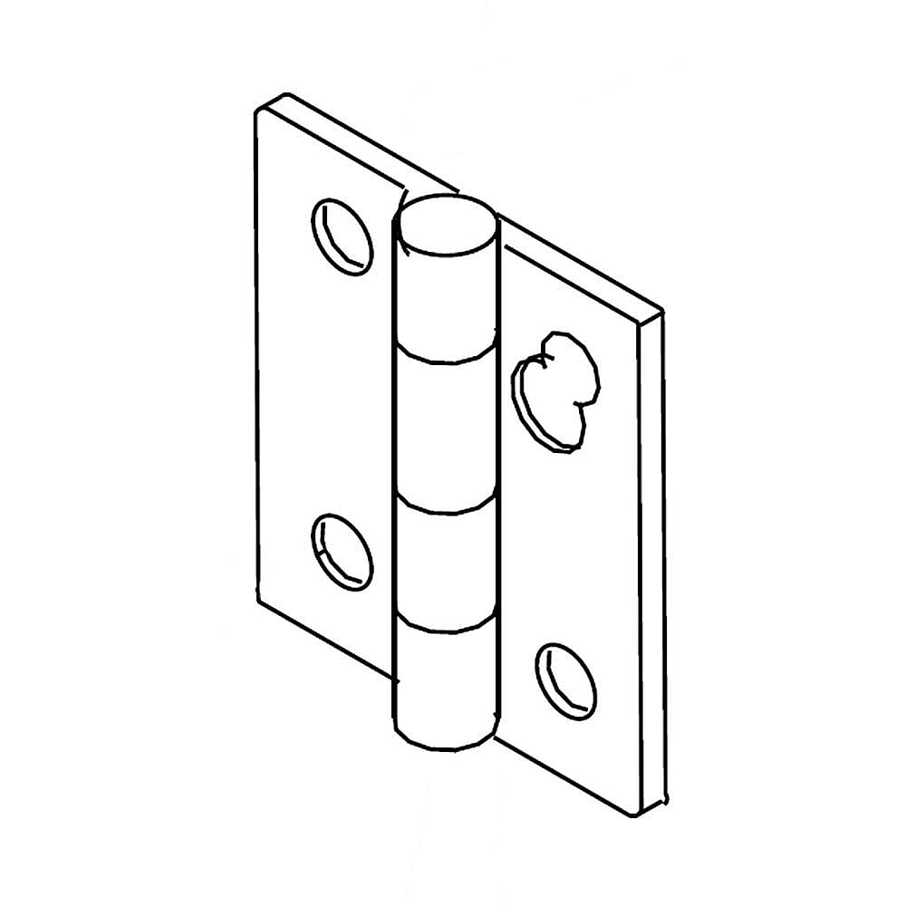Part #wpw10362431, Dryer Door Hinge / 12.00 x 7.00 x 12.00