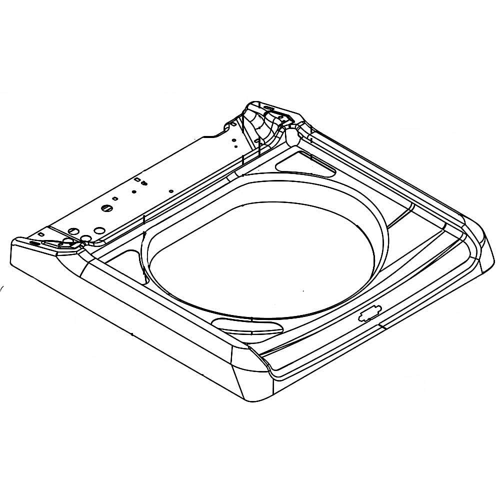 Part #wpw10391067, Whirlpool Washer Top Panel (Replaces W10391067) / 31.44 x 5.82 x 28.69