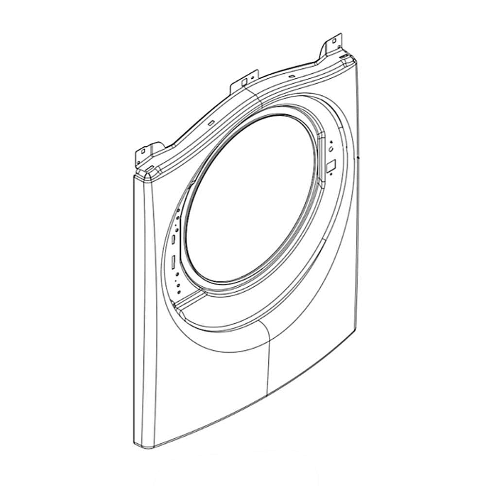 Part #wpw10441111, Washer Front Panel / 31.44 x 5.82 x 36.57